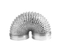 Aluminum Flexible Air Vent Hose Fireproof Gas Water Heater Exhaust Pipe Universal Ventilation Duct Vent Hose Extension Tube(Diameter 8cm)