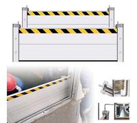 Aluminum Flood Barrier for Doors - Residential Flood Control, 80x40cm, Protects Basements, Front Doors & Driveways from Water Damage, Durable & Easy to Install
