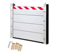 Aluminum Flood Barrier L290*H60cm with bearing Capacity Reusable and Durable Flood Prevention Barriers for Home Garage Warehouse and Door Entrance Metal Flood Gates