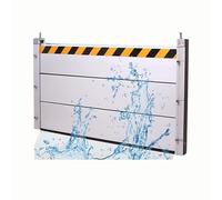 Aluminum Flood Barriers Heavy Duty Unit Module Design Flood Control Baffle Door Quick Assembly and Disassembly for Flood Prevention Barriers for Garage(7X2.6FT)