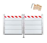 Aluminum Flood Protection Board L 355cm x H 120cm, Flood Barriers for Doors, Reusable Flood Protection Barriers, Flood Defence Barriers, Water Stopper Shield