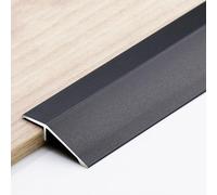 Aluminum Floor Flooring Transition Threshold Strip Reducer, 3 Pack 900 x 35mm 35.46" x 1.38" for Threshold Height Difference 3-15mm 0.12-0.59" Black, for Doorways Carpet Ramp Tile Edge Gap Cover