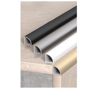 Aluminum Floor Transition Door Threshold Strip, Transition Between Doorway, Door Bars Threshold Strip Threshold, Tile and Laminate Planks(Gray,0.47in/1.2cm)