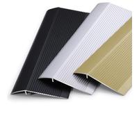 Aluminum Floor Transition Strip - Scratch-Resistant Metal T Molding for Carpet Tile & Door Reducer - 90cm Green-Gold Flooring Trim & Stylish Transition Solution