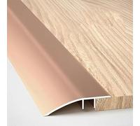 Aluminum Floor Transition Strip, Suitable for Doorways Threshold Ramp Tile Laminate Planks, Bridge The Height Between 5-15mm(Champagne)