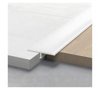 Aluminum Floor Transition Strip - T-Molding Gap Cover, Cuttable Wall Panel Trim for Seamless Flooring Solutions