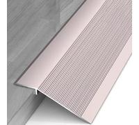 Aluminum Floor Transition Threshold Strip, Bridge The Height Gap Between 0.8 to 3.5cm for Doorway Ramp Tiles Laminate Planks(Purple Gold,10cmx0.9m)