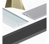 Aluminum Floor Transition Threshold Strip, Edge Strip of The Threshold Crossing Door, Doorway Edge Trim, Wide 10cm, for Floors Doorway Edge Trim.(Purple Gold)