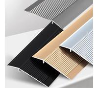 Aluminum Floor Transition Threshold Strip, Thresholds for Doorways, Thresholds, Pressure Strip at The Joint of The Floor Tile Threshold Stone and The Gate(Silver)