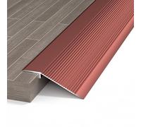 Aluminum Floor Transition Threshold Strip丨for Doorway Ramp Tiles Laminate Planks Edge Trim, Bridge The Height Gap Between 0.3-1.3 Inches(Red,W10cm)
