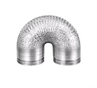 Aluminum Foil Air Duct 80mm For Range Hood Exhaust Pipe Installation In Multi Room Ventilation Networks And Central Exhaust(80 x 3meters)