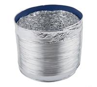 Aluminum Foil Air Duct Pipe 170mm, Flexible Ventilation Ducting for Ventilation and Exhaust Systems, Efficient Airflow for Heating and Cooling(170mmx300cm)