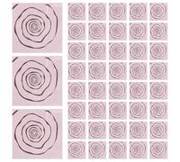 Aluminum Foil Candy Wrappers 100pcs Pink for Chocolate and Lollipops