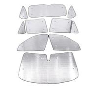 Aluminum Foil Car Front Windshield Full Window Glass Sun Protection Parasol Car Accessories For B&MW X5 F15 2014-2018 Interior Visor(9 pcs)