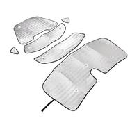 Aluminum Foil Car Front Windshield Full Window Glass Sun Protection Parasol For GR For Supra MK5 A90 2019-2023 Interior Visor(6 pieces)