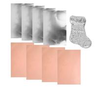 Aluminum Foil - Decorative Metal Foil Sheets | 8 Pcs Embossed Aluminum Craft Foils, Handcrafted Relief Panels for Art Projects Painting Carving Classroom Decor Home Display DIY