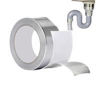 Aluminum Foil Duct Tape - High Temperature Wrap, Kitchen Sealing Tool | Ergonomic Resistant Heat Shield, Sound Deadening Feature, Flexible Adhesive Tape for Furnace Dryer Vent Hvac Use