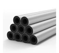 Aluminum-Foil Foam Pipe Sleeve - AC Pipe Insulation Outdoor 10 mm Wall, Self-Adhesive, Inner Dia 16-60 mm - Energy-Saving, Noise-Reducing, Fire-Safe Insulation(27mm)