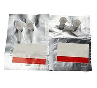 Aluminum Foil Gas Sampling Bags with Single/Double Valve - 5Pcs, 5mL~500mL, Reusable Collection and Storage Bags(300ml Single)