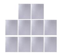 Aluminum Foil Insulation Mat 10pcs Self Adhesive | Foam Backed Silver Sheet, Noise Damping and Thermal Insulation, Garage DIY Installation, Heat Reflective