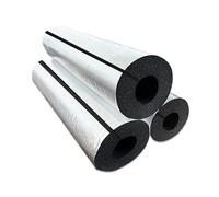 Aluminum Foil Pipe Insulation Foam Tube Closed Cell Foam Tubing Tube Split Pipe Lagging for Winter Irrigation Sprinkler Spigot Water Heater Pipes Length 2.95 ft Thickness 2/5"(ID1-1/10'=27.0 mm)
