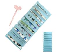 Aluminum Foil Roll Holder 3D Printed Case Nail Decals Storage Compact Organizing Accessory for Women Girls Students Bride Mother Collector Home St, blue, Se référer au descriptif, Refer to description