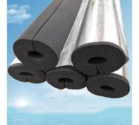 Aluminum Foil Self-Sealing Hose Solar Water Pipe Protection Cover,Flame-Retardant Heat Preservation Foam Tubing Insulation Pipe,ID 22/27/34/43/48/60/76/89/110/120mm (110x30mm/4.33x1.2in)