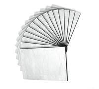 Aluminum Foil Self Soundproofing and Vibration Damping Pad for Car Interior Noise Reduction and Thermal Insulation (40 * 25cm*5mm*12pcs)