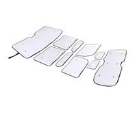Aluminum Foil Silver Car Front Windshield Full Window Glass Sun Protection Parasol Accessories For N-BOX JF 2017-2021 Interior Visor(Style 1)