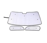 Aluminum Foil Silver Car Front Windshield Full Window Glass Sun Protection Parasol Accessories For N-BOX JF 2017-2021 Interior Visor(Style 2)