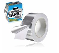 Aluminum Foil Tape Self Adhesive Duct Professional Insulation Tape Silver Color Measures Waterproof Heat Resistant Foil Tape For Sealing Dust Repair Pipes Car Panel Exhausts (1 Roll) (1, 48mm X 10m)