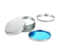Aluminum Foil Weighing Pans - 50 Disposable Laboratory Sample Analysis Plates, Reusable, 103mm x 93mm x 8mm