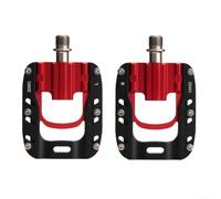 Aluminum Folding Bicycle Pedals 342g Lightweight Pair | High-strength aluminum alloy, one-second fold mechanism, fits for dahon and folding bikes, 9/16 inch spindle, black or