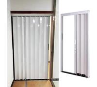 Aluminum Folding Door Interior Accordion Doors for Doorway Aluminum Closet Folding Door with Lock
