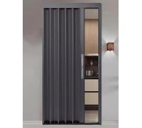Aluminum Folding Door Sliding Closet Doors Room Dividers Aluminum for Doorway Bathroom Shower(24x80in(61x203cm))