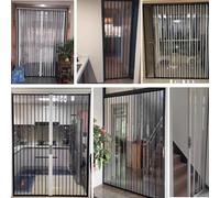 Aluminum Folding Doors Transparent Acrylic s Interior Sliding Door for ases & Hallways Black e Energy Efficient 63.5x203cm (25x80in)