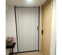 Aluminum Folding Sliding Room Divider Door with Lock & e Easy Installat40 W x 70" H Partit for Smals Versatile Interior Soluts