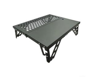 Aluminum Folding Table for Camping and Hiking Portable Lightweight Design Fits Small Spaces One Second Deployment Stable on Rough Ground (green)