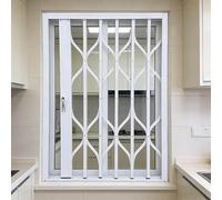 Aluminum Folding Window, Folding Security Gate Invisible Sliding Panel, Outdoor Prevent Burglary Window Security Bars(150x110cm/60x44in)