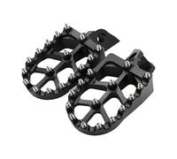 Aluminum Foot Pegs For Kawasaki KX65 KX80 KX85 KX100 KX112 KLX140 2003 2004 2005 Motorcycle CNC Foot Pegs Pedals Rest Footpegs Passenger Footrest(Black)