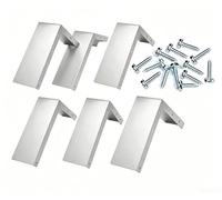 Aluminum for splash Guard Water Diverter for Roof Corner Adjustable Angle Rain Gutter Prevents Overflow Silver 42x11x3cm 18 36 54 Pieces With Brackets Screws for Residential Commer(6pcs)