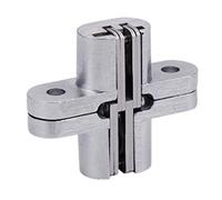 Aluminum Frame Door Hinges, Cold Rolled Steel Silent Hydraulic Built-in Shock Pad for Wood Doors, Counter, Cabinets, Closets, Windows Cerniera(19x95mm)