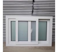 Aluminum Frame Sliding Shed Windows with Tempered Glass Square Casement Design for Treehouse Storage and Hunting House (37x20in / 950x500mm)