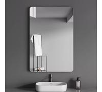 Aluminum Framed Wall Mirror 60x80cm, Bathroom, Living Room, Bedroom, Entryway Decor, Stylish Home Accent, Versatile 70x90cm Option Available