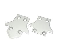 Aluminum Front and Rear Chassis Skide Plate Protect Plate Silver for Kyosho for Inferno MP9 MP9e MP10 MP10e TKI1 TKI2 MP10T