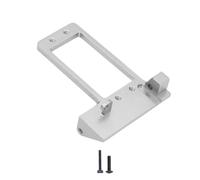 Aluminum Front Axle BAT Servo Mount Compatible With 1/10 RC Crawler III AR45P Portal Axle Low Center Of Gravity Chassis(Silver)