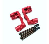 Aluminum Front Caster Blocks C Hubs Red for Traxxas Mini Maxx Rally VXL Slash 4x4 XRT 10732 10733