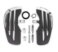 Aluminum Front Floorboards with Foot Pegs for Indian Sixty Bobber 2015 2021 Silver Plated Stylish Fit