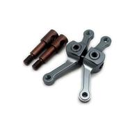 Aluminum Front Knuckle Arm Axle Carrier Grey for Tamiya 1/14 Truck 1850L King Hauler Globe Liner 1838LS Ford AEROMAX Scania R620 E8 E9