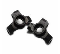 Aluminum Front Knuckle Arm Axle Carrier Hub Black for Losi 1/18 Mini-T 2.0 Mini-B LOS214006